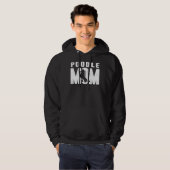 Poodle Ma Dog Silhouette Hoodie (Voorkant volledig)