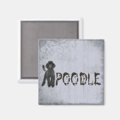 Poodle Magneet (Voorkant / Achterkant)