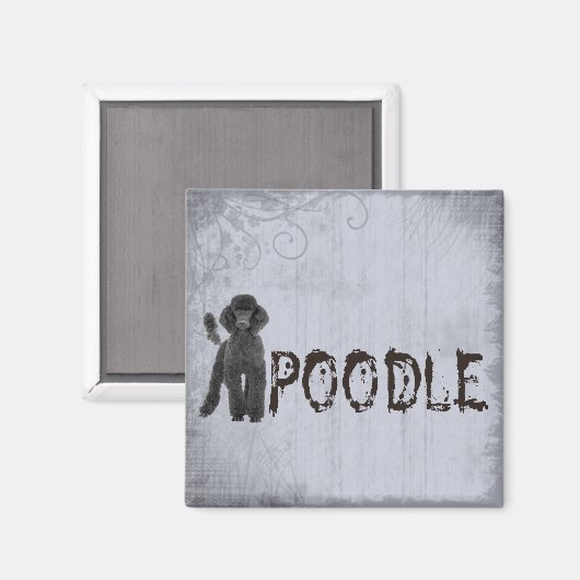 Poodle Magneet (Voorkant / Achterkant)