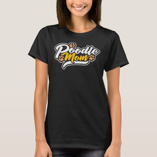 Poodle Mam Essential T-shirt (Voorkant)