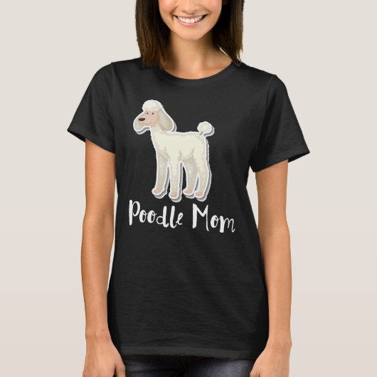 Poodle Mam Essential T-shirt (Voorkant)