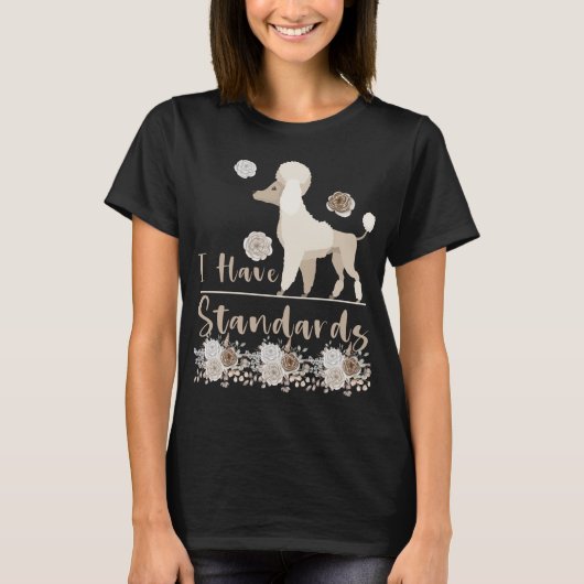 Poodle Mama Dog Lover Funny Standard Poodle T-shirt (Voorkant)