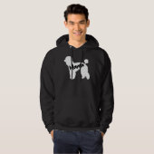 Poodle Mama Dog mama Hoodie (Voorkant volledig)