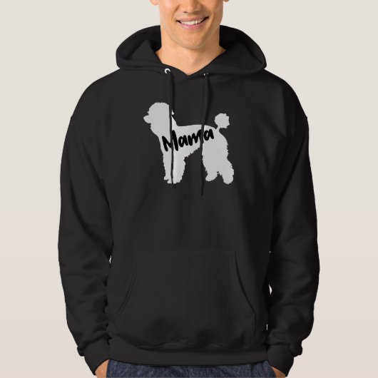 Poodle Mama Dog mama Hoodie (Voorkant)