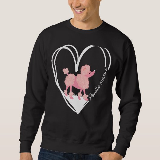 Poodle Mama Dog mama Trui (Voorkant)