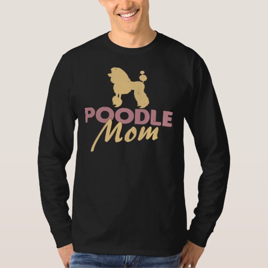 Poodle mama t-shirt (Voorkant)