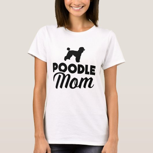 Poodle mama t-shirt (Voorkant)