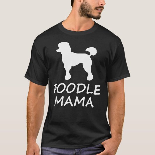 Poodle Mama T-shirt (Voorkant)