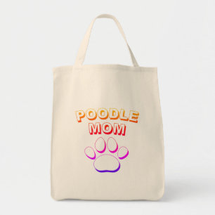 Poodle mama tote bag