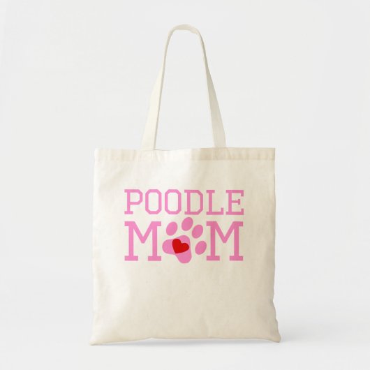 Poodle mama tote bag (Voorkant)