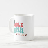 Poodle Mama voor het leven Koffie Mok (Voorkant links)