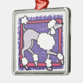 POODLE METALEN ORNAMENT (Links)