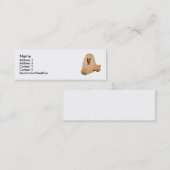 Poodle Mini Visitekaartje (Voorkant / Achterkant)