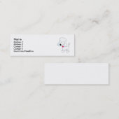 Poodle Mini Visitekaartje (Voorkant / Achterkant)