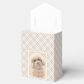 Poodle Miniature Speelgoed Abriot Cream Brown Dog  Bedankdoosjes (Geopend)