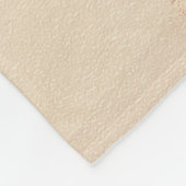 Poodle Miniature Speelgoed Abriot Cream Brown Dog  Fleece Deken (Hoek)