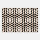 Poodle Miniature Speelgoed Abriot Cream Brown Dog  Inpakpapier Vel (Voorkant 3)