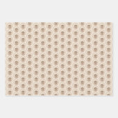 Poodle Miniature Speelgoed Abriot Cream Brown Dog  Inpakpapier Vel (Voorkant)