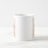 Poodle Miniature Speelgoed Abriot Cream Brown Dog  Koffiemok (Center)