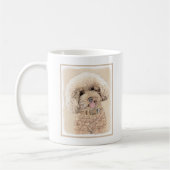Poodle Miniature Speelgoed Abriot Cream Brown Dog Koffiemok (Links)