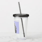 Poodle Miniature Speelgoed Silver Gray Blue Dog Ar Acryl Drinkbeker (Links)