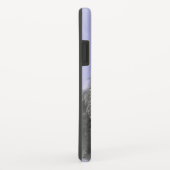 Poodle Miniature Speelgoed Silver Gray Blue Dog Ar Case-Mate iPhone Case (Achterkant/rechts)