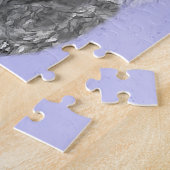 Poodle Miniature Speelgoed Silver Gray Blue Dog Ar Legpuzzel (Zijkant)