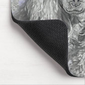 Poodle Miniature Speelgoed Silver Gray Blue Dog Ar Muismat (Hoek)