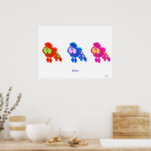 Poodle Moderne Art Poster (Keuken)