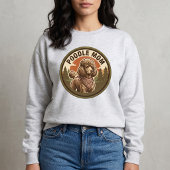 Poodle Moeder Crewneck Doodle Hond Moeder Cadeau V Trui