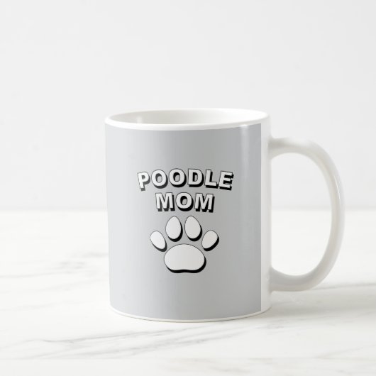 Poodle Moeder Koffiemok (Rechts)