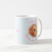 Poodle Moeder Mok | Gepersonaliseerde Hond Foto & (Voorkant rechts)