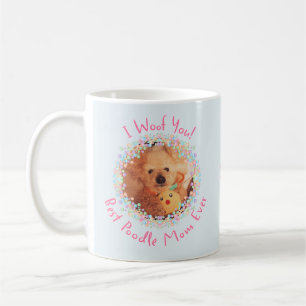Poodle Moeder Mok Gepersonaliseerde Hond Foto &