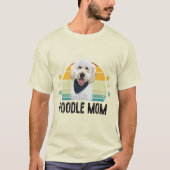 Poodle Moeder, Poodle Gift voor moeder, Beste Pooc T-shirt (Voorkant)