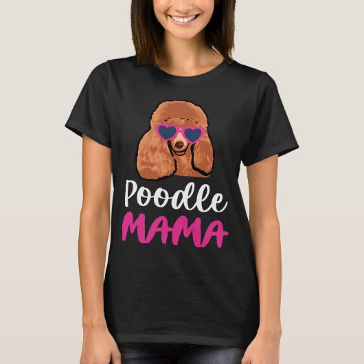 POODLE MOEDER T-SHIRT (Voorkant)