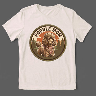 Poodle Moeder Tri-blend T-shirt Doodle Hond Moed