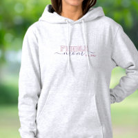 Poodle Moeder Varsity Script Opgericht
