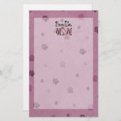 Poodle MOM Briefpapier (Voorkant / Achterkant)