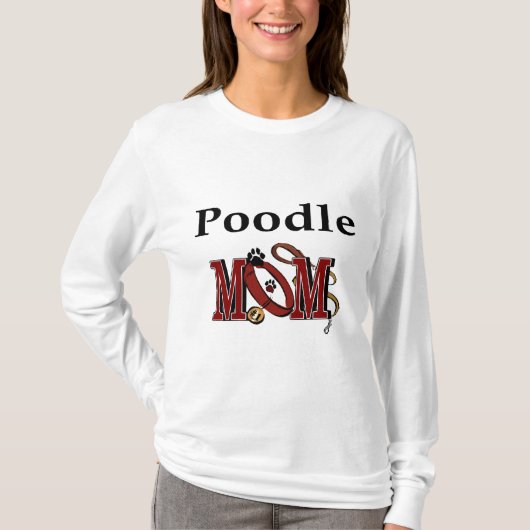 Poodle MOM-cadeaus T-shirt (Voorkant)