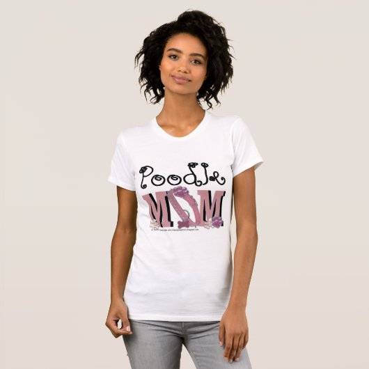 Poodle MOM T-shirt (Voorkant volledig)