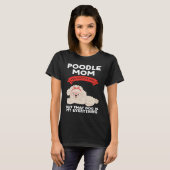 poodle mom yes that's a dog poodles t-shirt (Voorkant volledig)
