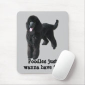 Poodle Mousepad Muismat (Met muis)