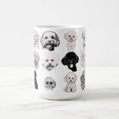 Poodle Mug | Cute Dog Lover Gift | Adorable Canich Koffiemok (Center)