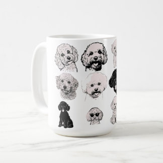 Poodle Mug | Cute Dog Lover Gift | Adorable Canich Koffiemok