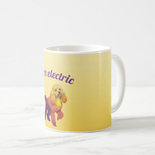Poodle mug vibe koffiemok (Voorkant rechts)