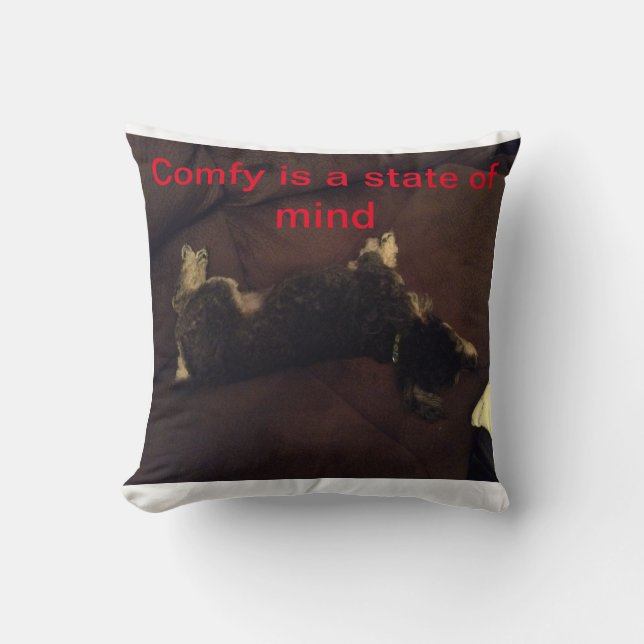 Poodle Nap Pillow Kussen (Voorkant)