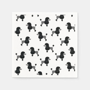 Poodle Napkins Servet