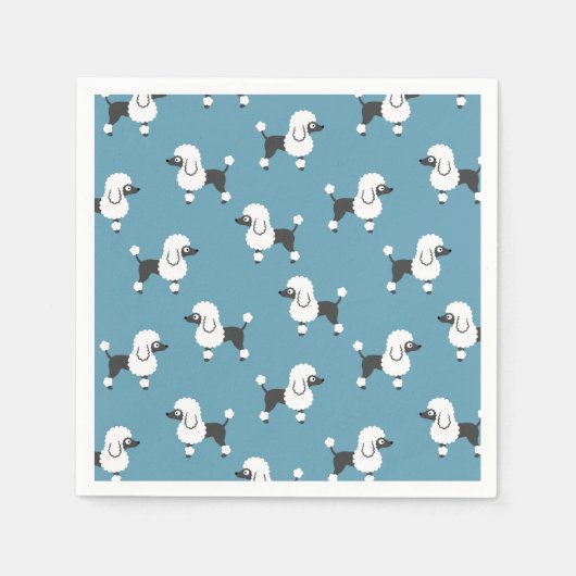 Poodle Napkins Servet (Voorkant)