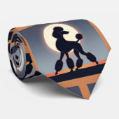 Poodle Necktie Stropdas (Opgerold)