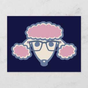 Poodle Nerd Briefkaart
